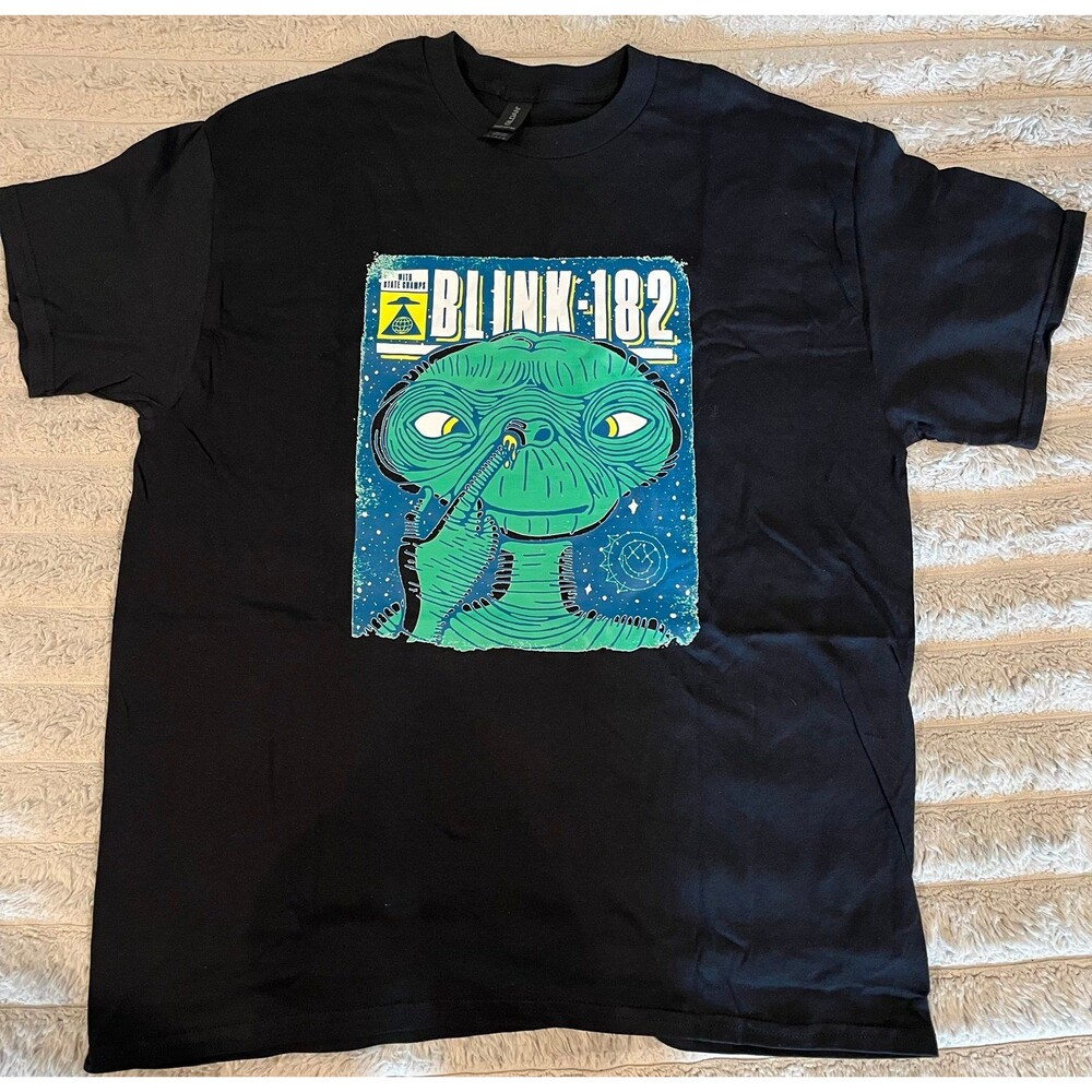Blink-182 E.T. State Champs Graphic T-Shirt Black Men’s Large NWOT